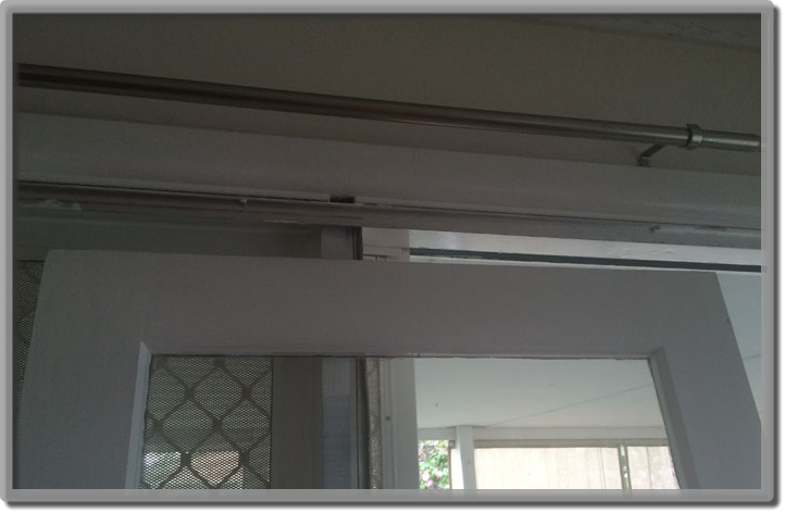 how to repair sliding door